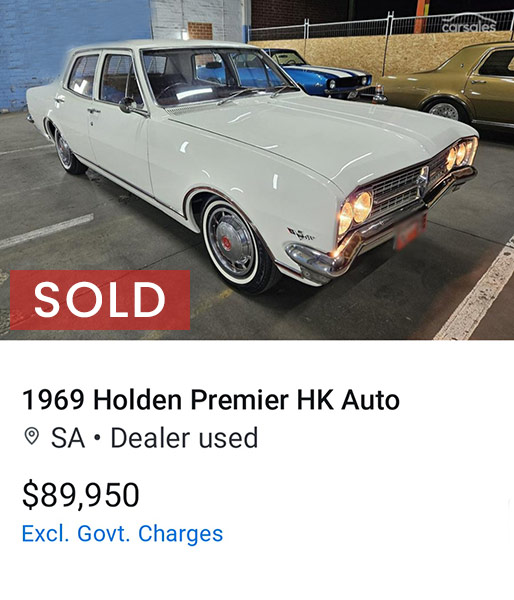 1969 Holden Premier HK Auto